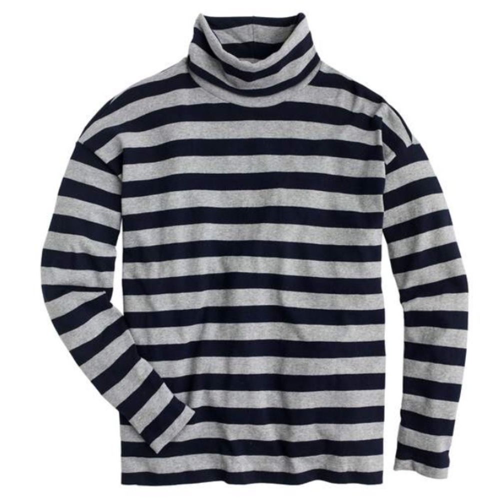 J. Crew Deck Stripe Turtleneck